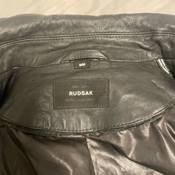Rudsak leather bomber jacket. - Picture 4 of 4